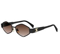 Celine CL40254U Metal Triomphe 01F Womenâs Sunglasses Black Size 54