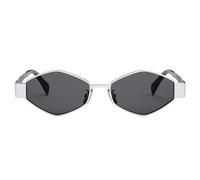 Celine CL40254U Metal Triomphe 16A Womenâs Sunglasses Silver Size 54