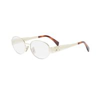 Celine CL50140U Metal Triomphe Women's Glasses, Gold, Size 53