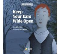 Celine Claire Keep Your Ears Wide Open Hardback Book in White Celine Claire White