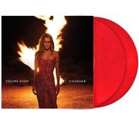 CELINE DION LP x 2 Courage DBL RED VINYL Gatefold Sleeve New & SEALED