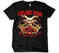 Celine Dion My Heart Will Go On T-Shirt, Funny Death Metal, Men's Sizes Size L Black