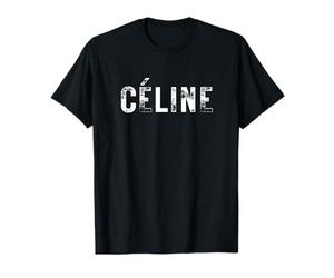 Céline Hello My Name is Name Plate First Name T-Shirt