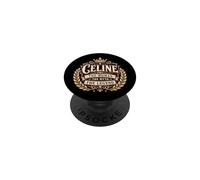 Celine Legend Crown Crest Name Graphic Text Woman Myth Regal PopSockets Adhesive PopGrip
