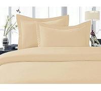 CELINE LINEN Best, Softest, Coziest Duvet Cover Ever! 1500 Premier Hotel Quality Luxury Super Soft Wrinkle Free 2-Piece Duvet Cover Set, Twin/Twin XL, Cream