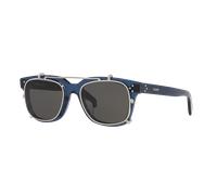 Celine Man Sunglass CLip On CL40268U rame color: Blue, Lens color: Grey