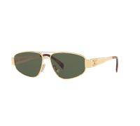 Celine Man Sunglass Metal Triomphe CL40281U - Frame color: Gold, Lens color: Green