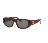 Celine Man Sunglass Triomphe CL40334U - Frame color: Tortoise, Lens color: Green