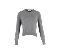 Celine Preloved Crewneck Sweater In Grey Cashmere Grey