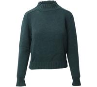 Celine Preloved Knitted Turtleneck Sweater In Teal Wool Teal