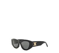 Celine Triomphe Cat-eye Sunglasses - Black - One Size