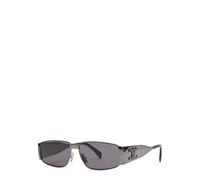Celine Triomphe Rectangle-frame Sunglasses - Black - One Size