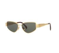 Celine Woman Sunglass CL40293U - Frame color: Gold, Lens color: Green