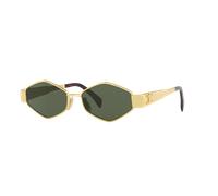 Celine Woman Sunglass Metaltriomphe - Frame color: Gold, Lens color: Green