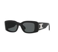 Celine Woman Sunglass Triomphe CL40282U - Frame color: Black Shiny, Lens color: Grey