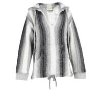 Celine Women's Preloved Baja Striped Hoodie in Grey Alpaca Wool | Size: 50