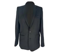 Celine Women's Preloved Single-Breasted Classic Blazer in Black Wool | Size: 36