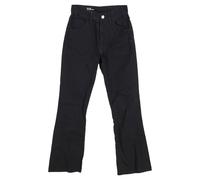Celine Women's Preloved Straight-Leg Jeans in Black Cotton Denim | Size: 38
