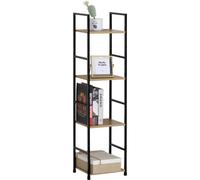 Celino 4 Tier Ladder Shelf Bookcase Tall Living Room Display Storage Shelving Unit Small Space