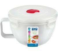 CELINO making your day 1L Microwave Food Lunch Bowl Soup Container Spill Proof Clip Lock Vent Lid