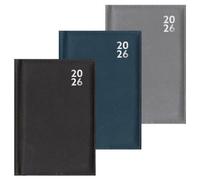 CELINO making your day 2026 A5 Week to View Diary Padded Backed Cover Dairy Full Year Planner Personal Organiser (Black)
