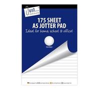 CELINO making your day A5 Jotter Pad 175 Sheets Lined Ruled Paper Home Office School Writing Notepad