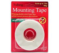 CELINO making your day Double Sided Tape Heavy Duty Mounting Foam Tape Strong 18mm x 2m Wall Decor Tape Picture Hanging Strips Poster Carpet Tape