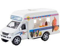 CELINO making your day Pull Back DieCast Ice Cream Van With Opening Doors Kids Car Toy