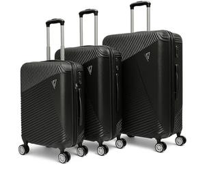 CELINO making your day Suitcase Set of 3 Lightweight ABS Hard Shell 4 Wheels Luggage Travel Trolley Holiday Bag Small Medium Large