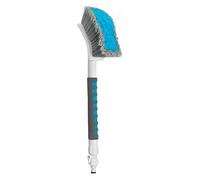 CELINO making your day Water Fed Brush with Jet Spray & Hose Fitting - Long Handle Car Wash Brush for Vehicle, Windows & Patio Cleaning