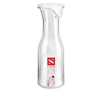 Celino® Plastic Carafe with Lid Pitcher Wine Night Water Juice Jug Decanter 1.1L / 0.5L (1100ml - 40oz)
