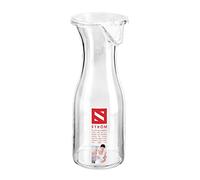Celino® Plastic Carafe with Lid Pitcher Wine Night Water Juice Jug Decanter 1.1L / 0.5L (550ml - 20oz)