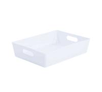 Celino Studio Basket 5.01 Rectangular Multi-Purpose Bathroom Kitchen Home Office Storage Boxes Uk - Ice White