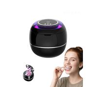 Celize Denture Clean Pro, Denture Cleaner Pod for Retainers, Aligners & Mouth Guards, Portable Professional Dental Cleaning Device with 360 Degree Sonic Waves, White (pro)