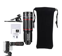 Cell Camera Zoom - External Lens Kit, Travel Optics Tool, Pro Phone Enhancer | Coated Glass Image Enhancers Tech, univrsal Mounting Compatibility For Sports Events, City Skylines, Daily Street