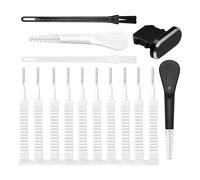 Cell Cleaner Set - 15 x Tool Kit Socket Dust Removal, USB Connection Maintenance, Compact Cleaning Accessories with Brush and Fabric for Smartphones, Practical Device Care for Household Use