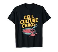 Cell Culture Chaos: Funny Molecular Biology Humor T-Shirt