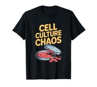 Cell Culture Chaos: Funny Molecular Biology Humor T-Shirt