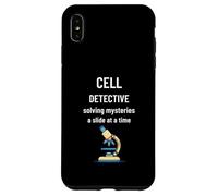 Cell Detective Solving A Mystery A Slide At A Time Case for iPhone XS Max