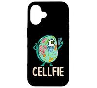 Cell Fie Funny Cellfie Selfie Biology Science Teacher Case for iPhone 16