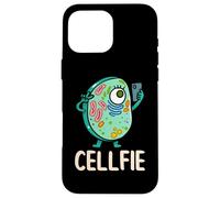 Cell Fie Funny Cellfie Selfie Biology Science Teacher Case for iPhone 16 Pro Max