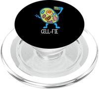 Cell Fie Funny Cellfie Selfie Biology Science Teacher PopSockets PopGrip for MagSafe