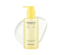 Cell Fusion C Radiance Vita Cleansing Gel, Vitamin C + Bha + 5 Hyaluronic Acids - Daily Cleansing Gel for Face Made of Foam, Brightens and Exfoliates, 6.76 oz / 200 ml - Skin Care