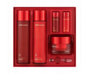 Cell Fusion C Red Ultimate Set ZESTAW toner emulsja krem