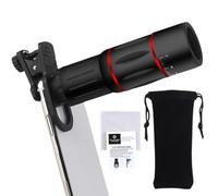 Cell Lens Attachment - Smart Photo Enhancer, Compact Camera Accessory | Connection Frame, Cleaning Cloth, Storage Bag, Optics fit, Advanced Mobile Imaging Tool,