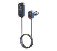 Cell Phone Automobile Chargers - 75W Fast Charging with Cord,Multi Port Car Charger Adapter,for Tablet Laptop SUV RV Truck Sedan Automotive Travel Home Office Apartment Business Trip