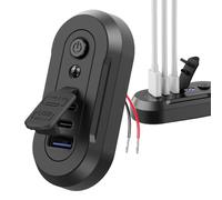 Cell Phone Automobile Chargers | with Locator Light Socket Adapter,Retractable Car Charger Modification - for Truck Boat RV Motorcycle Home Wall Outlet Phone Jump Starting