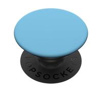 Cell Phone Button Holder Pop Out Knob Light Blue Color Plain PopSockets PopGrip: Swappable Grip for Phones & Tablets PopSockets Adhesive PopGrip