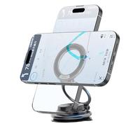 Cell Phone Car Holder Magnetic,Compact Adjustable Adhesion Suction Pad - Detachable Car Phone Mount - for Truck Auto Vehicle Dashboard Interior Windshield Mirror Indoor Outdoor