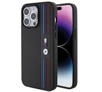 Cell Phone Case IPHONE 15 Pro BMW Tricolor Plastic Black Logo Metal